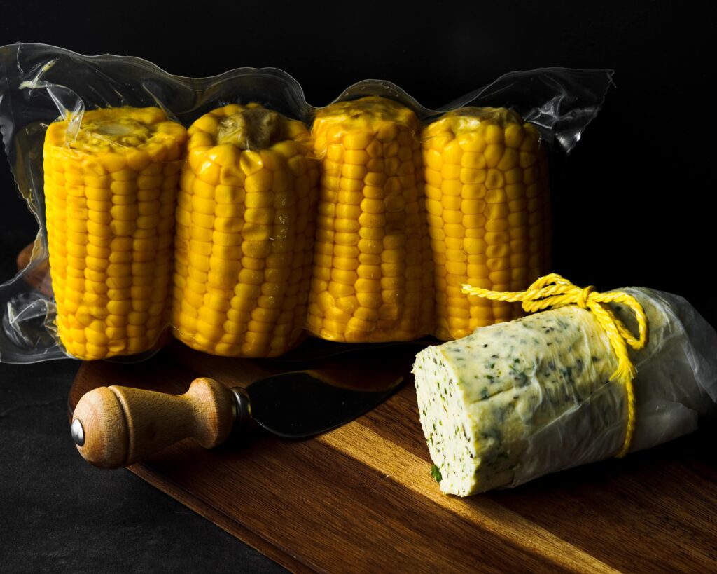 Grilled Herb Butter Corn On The Cob