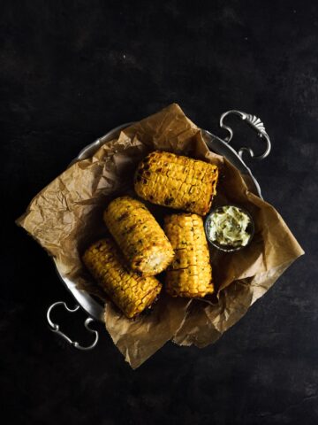 Grilled Herb Butter Corn On The Cob