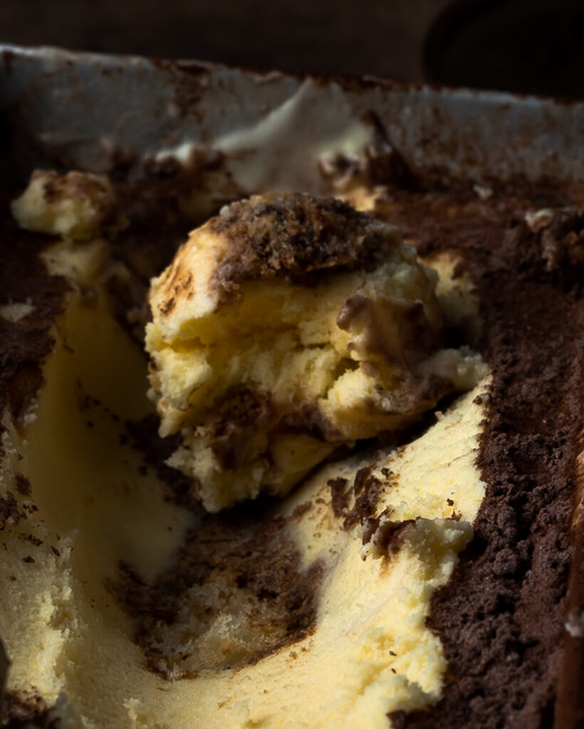 Tiramisu Ice Cream close up